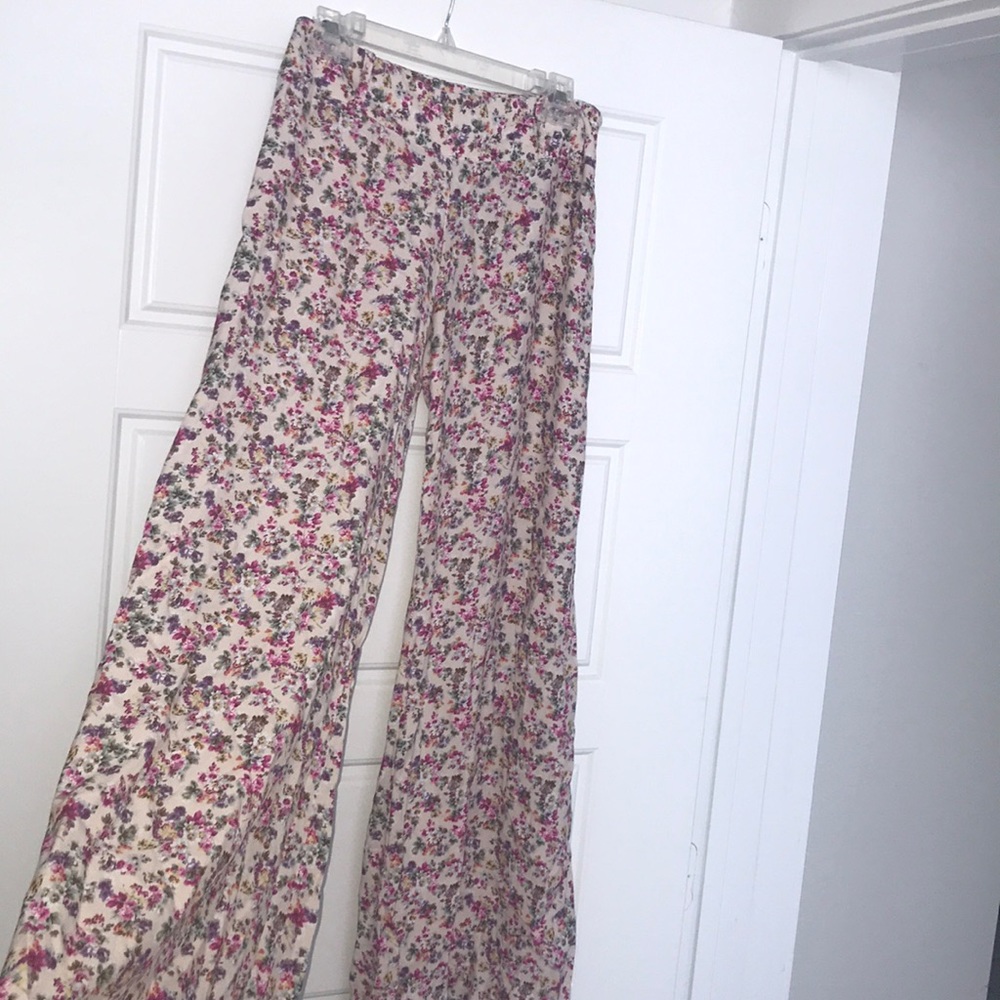 River Island Floral Wide-Leg Pants
